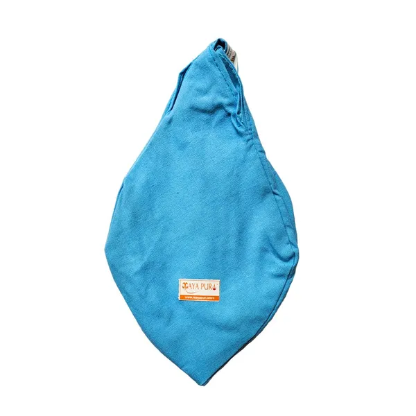 MAYAPURI_Light_Blue_Pure_Cotton_Chanting_Bag_Or_Gomukhi_Japa_Mala_Bag_Or_Cotton_Bead_Bag_With_Sakshi_Mala_Counter