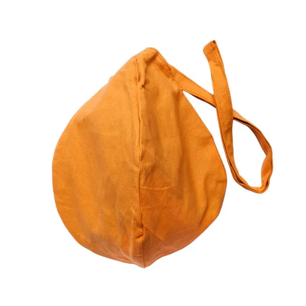 MAYAPURI_Orange_Pure_Cotton_Chanting_Bag_Or_Gomukhi_Japa_Mala_Bag_Or_Cotton_Bead_Bag_With_Sakshi_Mala_Counter