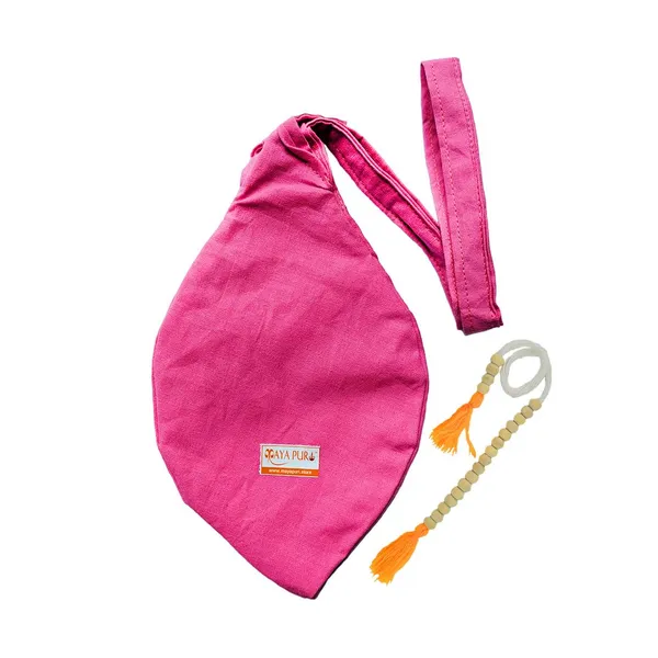 Pink_Pure_Cotton_Chanting_Bag_Or_Gomukhi_Japa_Mala_Bag_Or_Cotton_Bead_Bag_With_Sakshi_Mala_Counter
