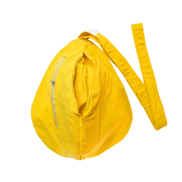 MAYAPURI_Pure_Cotton_Chanting_Bag_Or_Gomukhi_Japa_Mala_Bag_Or_Cotton_Bead_Bag_With_Sakshi_Mala_Counter_(Yellow)