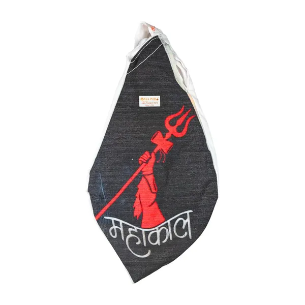 White_Mahakal_Printed_Gomukhi_Chanting_Bag,_Pure_Cotton_Beads_Bag_/Japa_Mala_Bag_With_Zip_Pocket,_Sakshi_Mala_Counter,_Pack_Of_1
