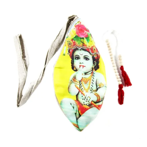 MAYAPURI_Multicolor_Cotton_Gopal_Printed_Chanting_Bag_/Gomukhi_Japa_Bag_With_Sakshi_Mala_Counter