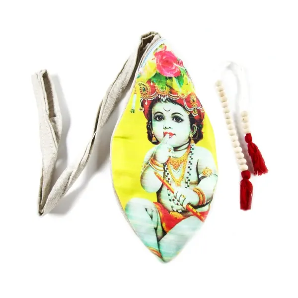 MAYAPURI_Multicolor_Cotton_Gopal_Printed_Chanting_Bag_/Gomukhi_Japa_Bag_With_Sakshi_Mala_Counter