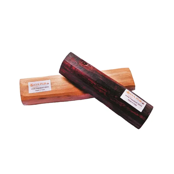 MAYAPURI__Original_White_Chandan_Kath_And_Natural_Lal_Chandan_Combo_1+1_Stick_Pure_Sandalwood_For_Spiritual_And_Ritual_Practices,_(Pack_Of_2)