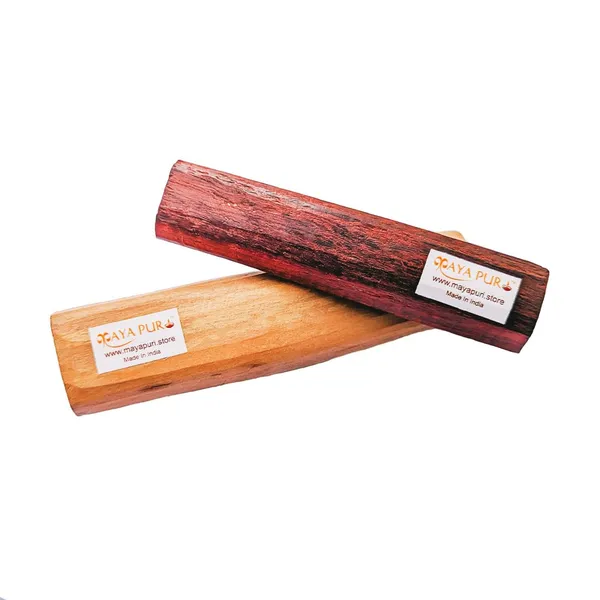 MAYAPURI__Original_White_Chandan_Kath_And_Natural_Lal_Chandan_Combo_1+1_Stick_Pure_Sandalwood_For_Spiritual_And_Ritual_Practices,_(Pack_Of_2)