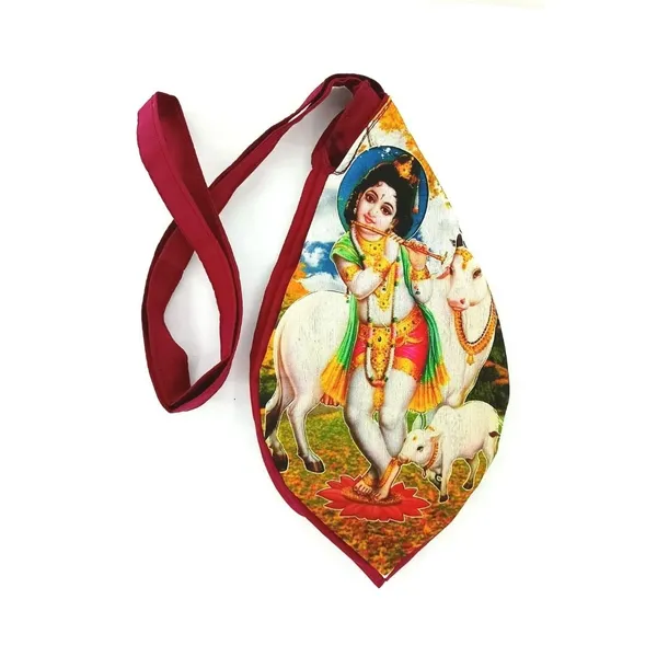 MAYAPURI__Krishna_Printed_Chanting_Bag_/Japa_Bag_Or_Beads_Bag_With_Zip_Pocket