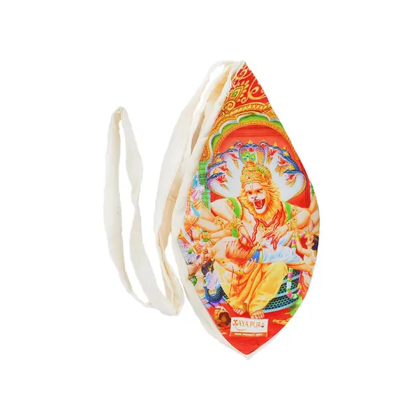 MAYAPURI_Lord_Narasimha_Printed_Chanting_Bag_/Japa_Mala_Bag_With_Sakshi_Mala_Counter