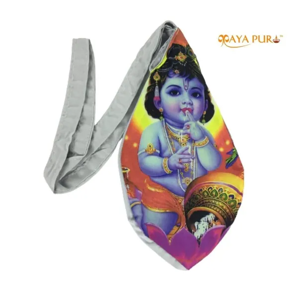 MAYAPURI_Multicolor_Printed_Japa_Bag_/Chanting_Bag_/Gomukhi_Bead_Bag_With_Zip_Pocket_(Pack_Of_1)