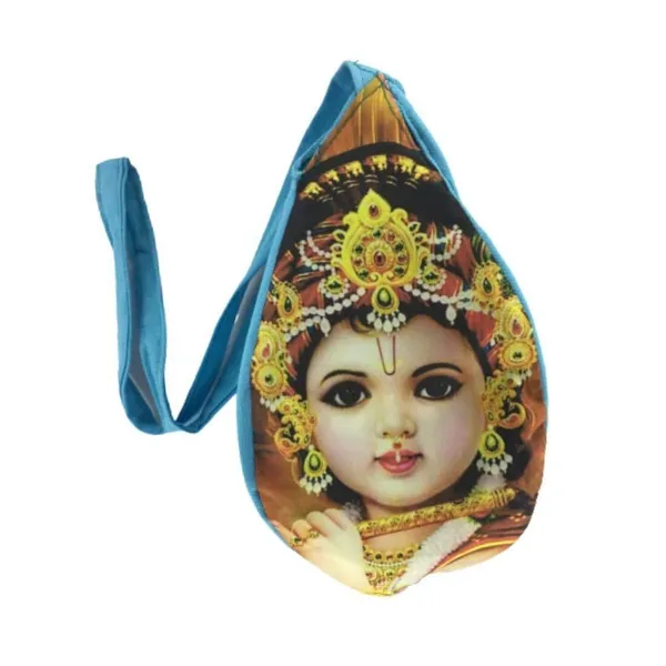 MAYAPURI_Multicolor_Krishna_(Gopal)_Printed_Japa_Mala_Bag_/Chanting_Bag_/With_Zip_Pocket_(Pack_Of_1)