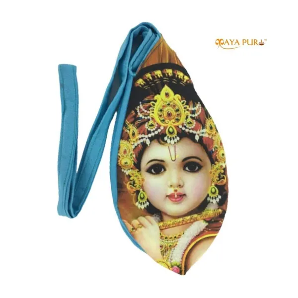 MAYAPURI_Multicolor_Krishna_(Gopal)_Printed_Japa_Mala_Bag_/Chanting_Bag_/With_Zip_Pocket_(Pack_Of_1)