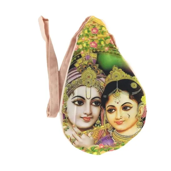 MAYAPURI_Multicolor_Printed_Hare_Krishna_Chanting_Bag_/Gomukhi_Japa_Bag_With_Zip_Pocket_(Pack_Of_1)