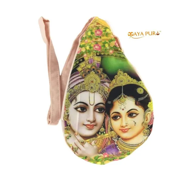 MAYAPURI_Multicolor_Printed_Hare_Krishna_Chanting_Bag_/Gomukhi_Japa_Bag_With_Zip_Pocket_(Pack_Of_1)