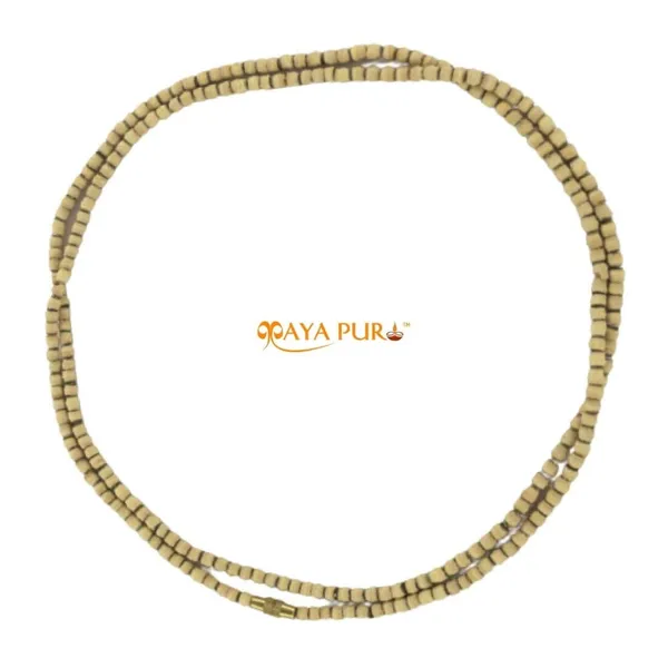 MAYAPURI__Original_Small_Beads_Double_Round_Tulsi_Kanthi_Mala_For_Men_And_Women_Or_2_Pach_Tulasi_Mala,_Two_Layer_Holy_Basil_Wooden_Necklace_(Pack_Of_1)