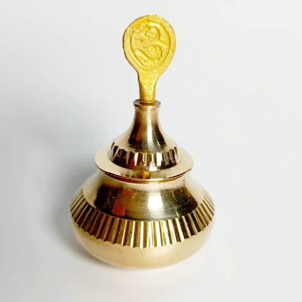 MAYAPURI_Golden_Handmade_Pital_Sindoor_Dibbi_Or_Kumkum_/_Sindur_Box_With_Stick
