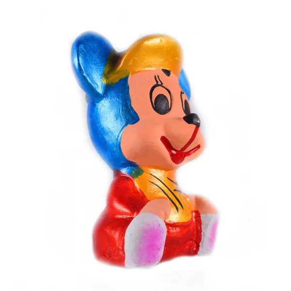 ATNAYAJ_Multicolor_Handmade_Mickey_&_Mouse,_Donald_Duck_&_Baby_Lamb_Eco-Friendly_Clay_Idols_Toys