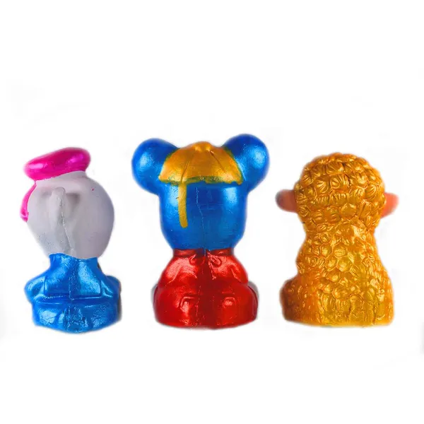 ATNAYAJ_Multicolor_Handmade_Mickey_&_Mouse,_Donald_Duck_&_Baby_Lamb_Eco-Friendly_Clay_Idols_Toys