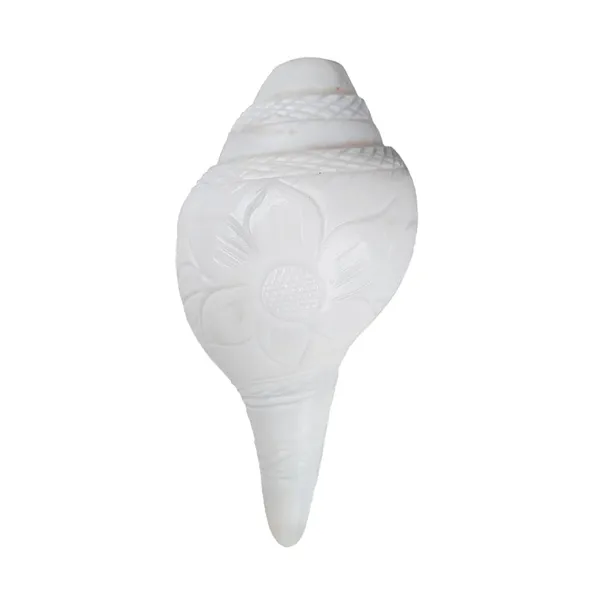 MAYAPURI_White_7-Inch_Blowing_Shank_|_Authentic_Natural_Conch_for_Puja_|_Powerful_Bajane_Wala_Shank_for_Sacred_Rituals