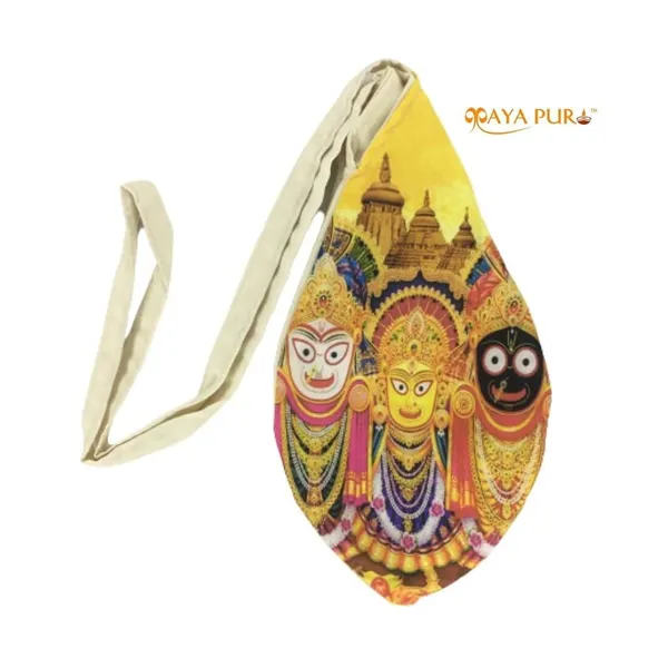 MAYAPURI_Digital_Printed_Chanting_Bag_/Gomukhi_Japa_Bag_With_Zip_Pocket_For_Daily_Mantra_Jaap