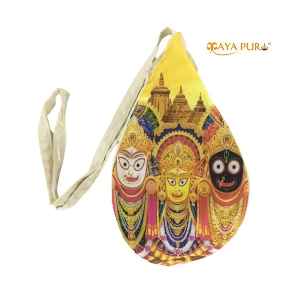 MAYAPURI_Digital_Printed_Chanting_Bag_/Gomukhi_Japa_Bag_With_Zip_Pocket_For_Daily_Mantra_Jaap