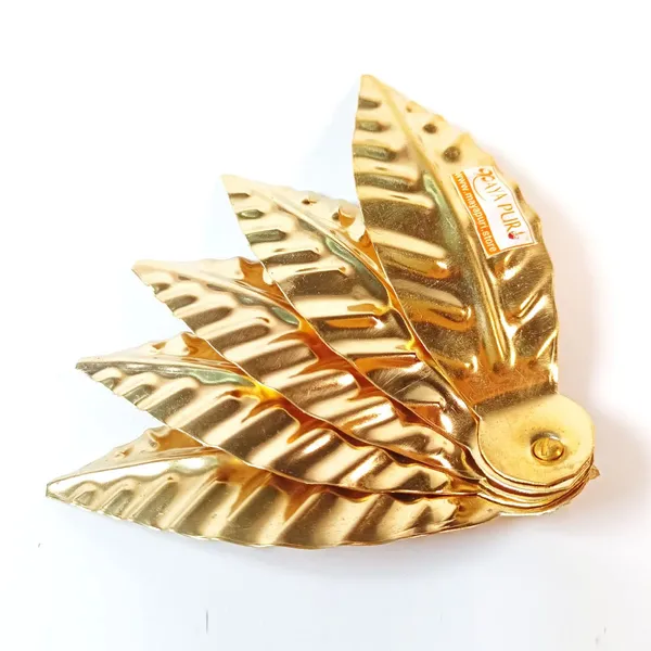 MAYAPURI_Golden_Pital_Amra_Pallav_/Brass_Aam_Patta_/Pooja_Mango_Leaves_For_Puja