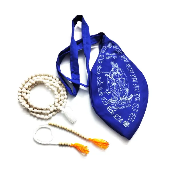 Blue_Chanting_Bag_/Japa_Bag_With_Japa_Mala_108_Beads_&_Sakshi_Mala_Counter