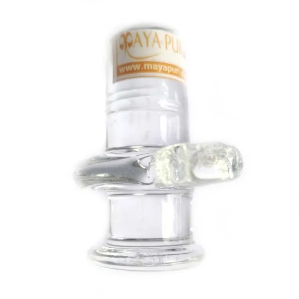 MAYAPURI_Sphatik_Shivling_or_Shivlingam_ans_Nandi_For_Puja,_Crystal_Shiv_Lingam,_Small_Size_(Approx_2_inches)