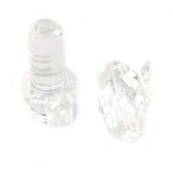MAYAPURI_Sphatik_Shivling_or_Shivlingam_ans_Nandi_For_Puja,_Crystal_Shiv_Lingam,_Small_Size_(Approx_2_inches)