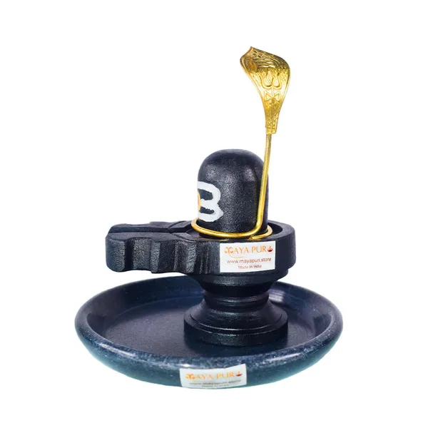 Black_Stone_Shivling_With_Abhishek_Plate_Combo_Set_|_Shiva_Lingam_For_Daily_Pooja