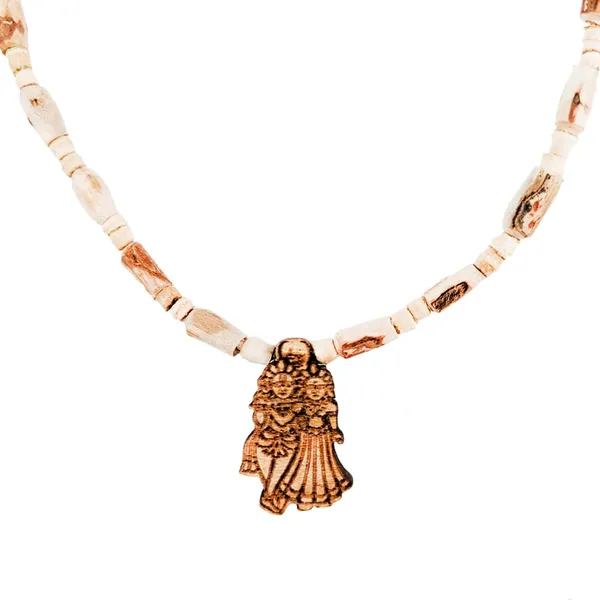 MAYAPURI_Original_Tulsi_Kanthi_Mala_With_Radha_Krishna_Pendant_/Locket_For_Adults_Unisex