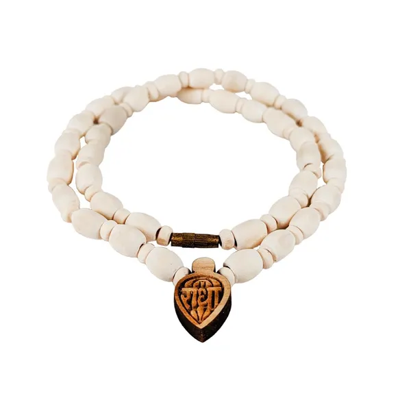 MAYAPURI_Tulsi_Mala_With_Sree_Radha_Engraved_Locket_Sacred_Hindu_Prayer_Beads_Necklace_Suitable_For_Praying,_Mandir,_Pooja_Articles_(Set_Of_1)