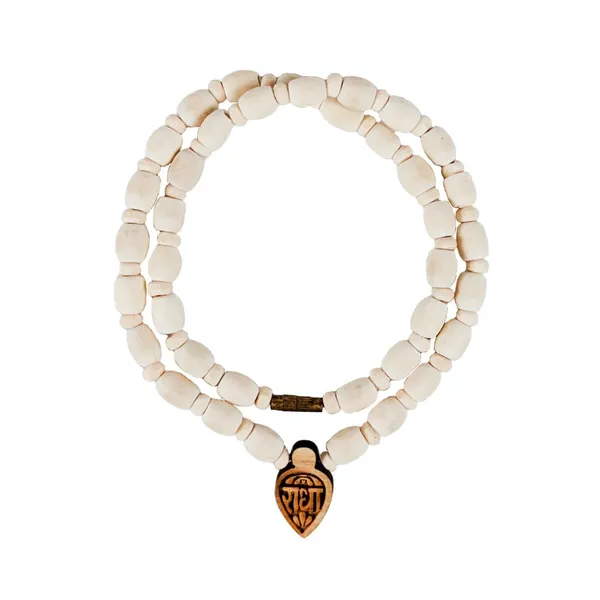MAYAPURI_Tulsi_Mala_With_Sree_Radha_Engraved_Locket_Sacred_Hindu_Prayer_Beads_Necklace_Suitable_For_Praying,_Mandir,_Pooja_Articles_(Set_Of_1)
