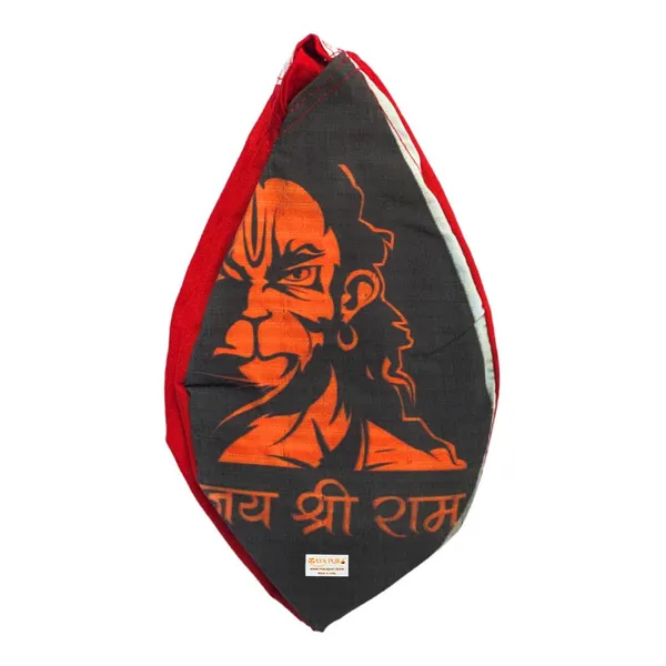 MAYAPURI_Maruti_Bajrangabali_Anjaneya_Hanuman_Ji_Jai_Shree_Ram_Printed_Pure_Cotton_Gomukhi_Japa_Mala_Bag_with_108+1_Beads_Japa_Mala,_Beads_Or_Chanting_Bag_With_Zip_Pocket_And_Sakshi_Mala_Counter,_Pack_Of_1