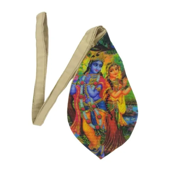 MAYAPURI_Multicolor_Beautiful_Radha_Krishna_Printed_Cotton_Bead_Bag_/Japa_Mala_Bag_/Gomukhi_Bag_/Chanting_Bag_With_Zip_Pocket_(Pack_Of_1)