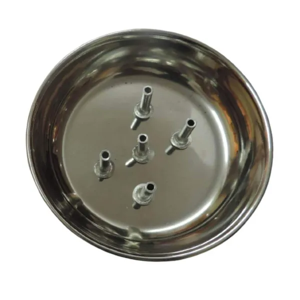 MAYAPURI_Stainless_Steel_Agarbatti_Stand_With_Plate_|_5_Incense_Sticks_Holder_Dhoop_Dani_-_Pack_Of_6
