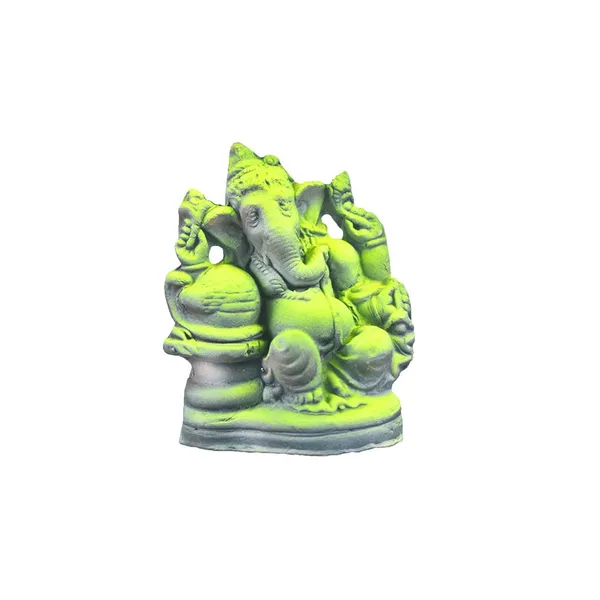 ATNAYAJ_Handmade_Clay_Sree_Ganesh_Murti_Idol_For_Puja_/Ganapati_Statue_For_Decoration_/Gift_Item