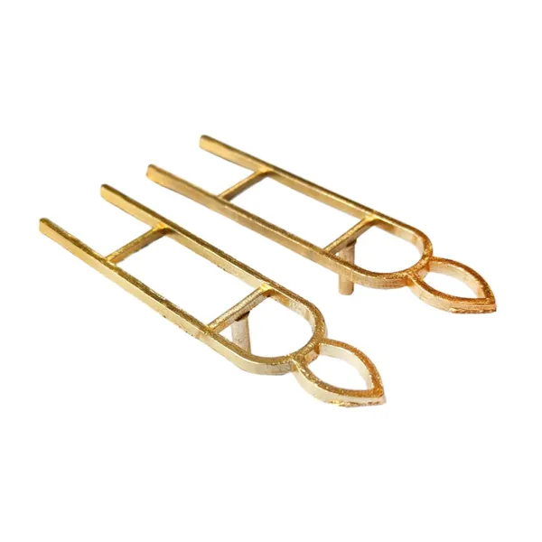 MAYAPURI_Golden_Metal_Tilok_Kathi_&_Tilak_Mold_Set_(U_Shape)_-_Religious_Tilak_Stamp_(Pack_of_2)