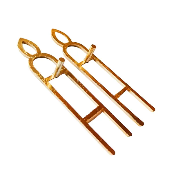 MAYAPURI_Golden_Metal_Tilok_Kathi_&_Tilak_Mold_Set_(U_Shape)_-_Religious_Tilak_Stamp_(Pack_of_2)