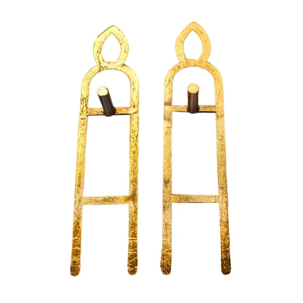 MAYAPURI_Golden_Metal_Tilok_Kathi_&_Tilak_Mold_Set_(U_Shape)_-_Religious_Tilak_Stamp_(Pack_of_2)
