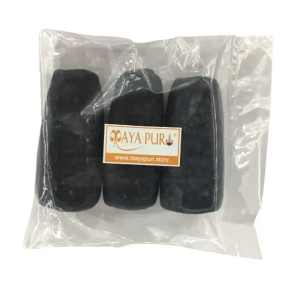MAYAPURI_Natural_Black_Gopi_Chandan_Tilak_/Kalo_Tilok_Mati_For_Tilok,_Puja_(3_Pcs)