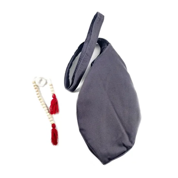 Quill_Grey_Cotton_Chanting_Bag_/Beads_Bag_/Gomukhi_Japa_Bag_With_Sakshi_Mala_Counter