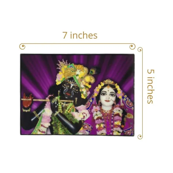 MAYAPURI_Iskcon_Radha_Krishna_Framed,_Home_Decorative_|_Religious_Painting