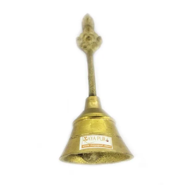 MAYAPURI_Golden_Pital_Puja_Ghanta_|_Pooja_Ghanti_Or_Mandir_Brass_Bell