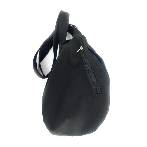 MAYAPURI_Black_Original_Pure_Cotton_Gomukhi_Japa_Mala_Bag_/Chanting_Bag_Or_Beads_Bag_/Jholi_/Thole_With_Zip_Pocket_And_Sakshi_Mala_Counter,(Pack_Of_1)