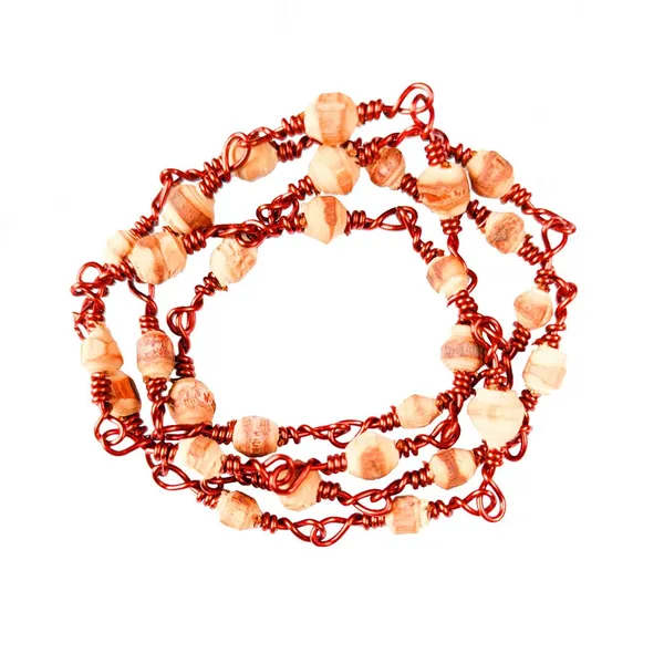 MAYAPURI_Tulsi_Mala_with_Small_Beads_&_Durable_Copper_Thread,_Brown_–_Sacred_Necklace_for_Daily_Wear_&_Spiritual_Protection