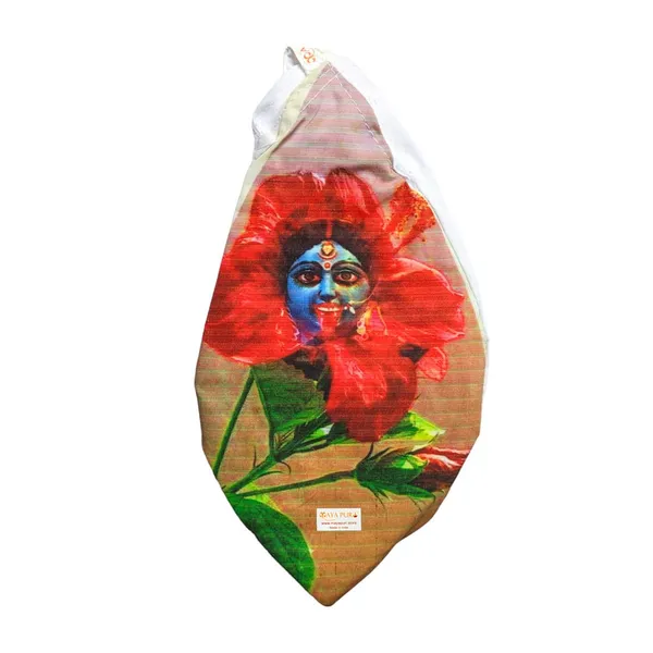 MAYAPURI_Kali_Mata_Printed_Cotton_Beads_Bag_with_108+1_Beads_Japa_Mala,_Gomukhi_Chanting_Jhola_With_Zip_Pocket_and_Sakshi_Mala_Counter,_Color:_MAYAPURI_Kali_Mata_Printed_Cotton_Beads_Bag,_Gomukhi_Chanting_Jhola_With_Zip_Pocket_And_Sakshi_Mala_Counter,_Color;_White_(Pack_of_1)