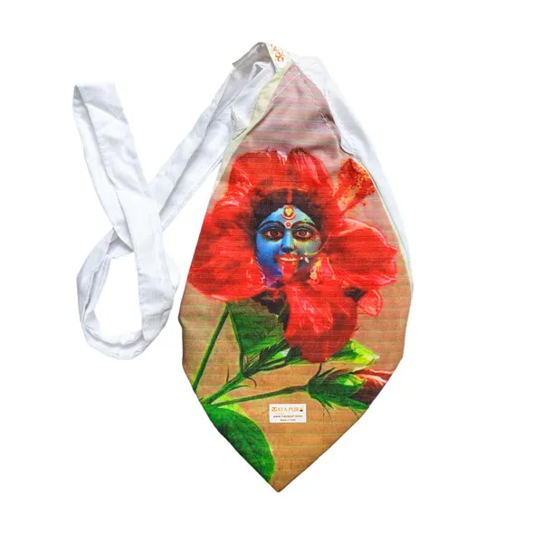 MAYAPURI_Kali_Mata_Printed_Cotton_Beads_Bag_with_108+1_Beads_Japa_Mala,_Gomukhi_Chanting_Jhola_With_Zip_Pocket_and_Sakshi_Mala_Counter,_Color:_MAYAPURI_Kali_Mata_Printed_Cotton_Beads_Bag,_Gomukhi_Chanting_Jhola_With_Zip_Pocket_And_Sakshi_Mala_Counter,_Color;_White_(Pack_of_1)