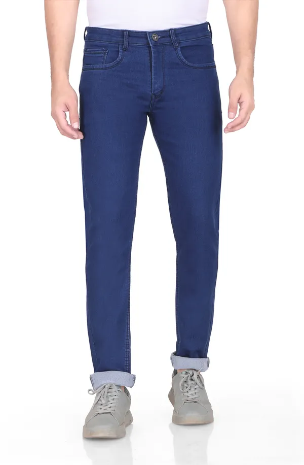 Blue_Mid_Rise_Denim_Slim_Jeans_For_Men