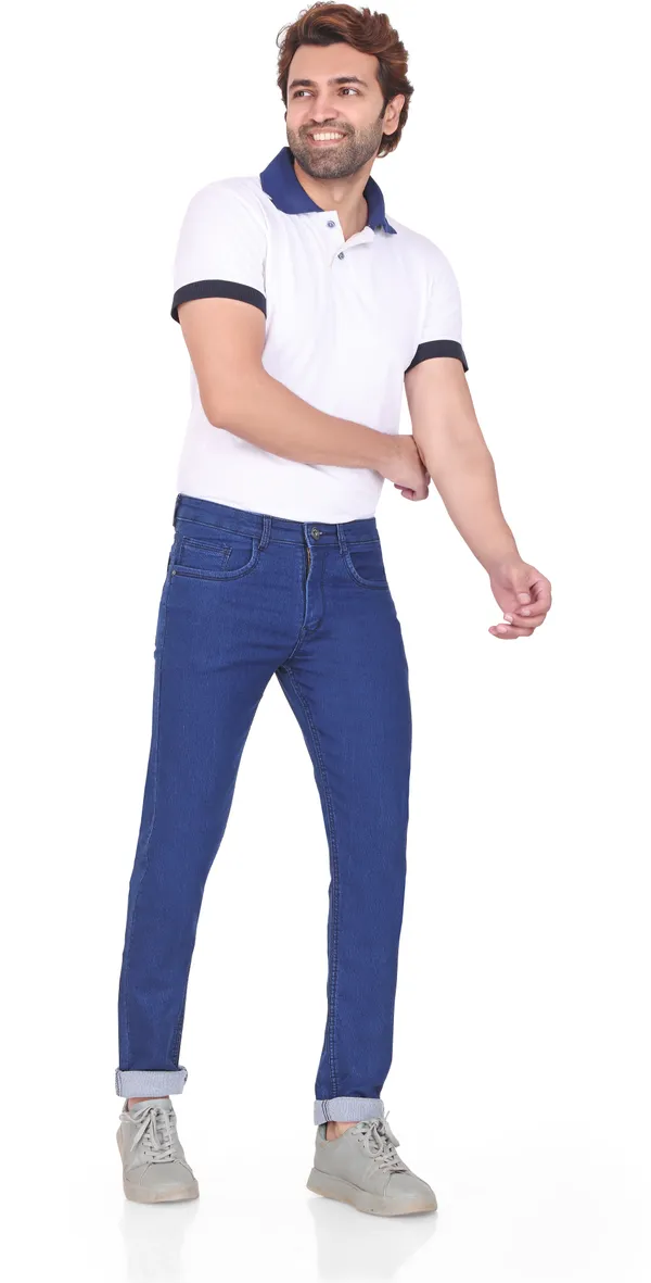 Blue_Mid_Rise_Denim_Slim_Jeans_For_Men
