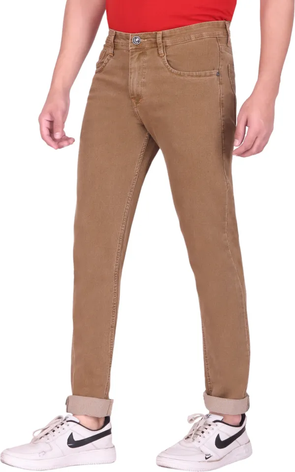 Beige_Mid_Rise_Denim_Slim_Jeans_For_Men