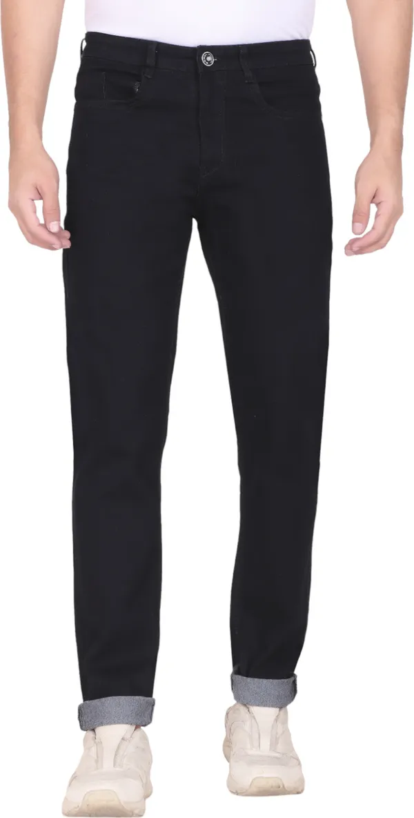 Black_Mid_Rise_Denim_Slim_Jeans_For_Men